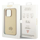Guess GUHCP15LPS4DGPD iPhone 15 Pro 6.1" guld/guld hardcase Strass Metal Logo