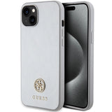 Guess GUHCP15MPS4DGPS iPhone 15 Plus 6.7" sølv/sølv hardcase Strass Metal Logo