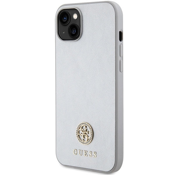 Guess GUHCP15MPS4DGPS iPhone 15 Plus 6.7" sølv/sølv hardcase Strass Metal Logo