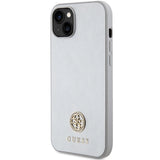 Guess GUHCP15MPS4DGPS iPhone 15 Plus 6.7" sølv/sølv hardcase Strass Metal Logo