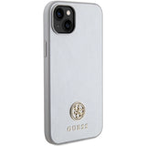 Guess GUHCP15MPS4DGPS iPhone 15 Plus 6.7" sølv/sølv hardcase Strass Metal Logo