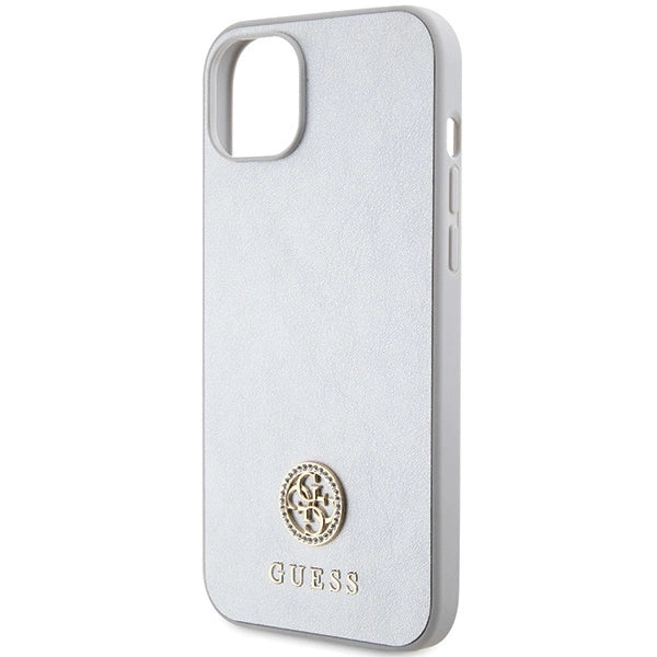 Guess GUHCP15MPS4DGPS iPhone 15 Plus 6.7" sølv/sølv hardcase Strass Metal Logo