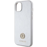 Guess GUHCP15MPS4DGPS iPhone 15 Plus 6.7" sølv/sølv hardcase Strass Metal Logo