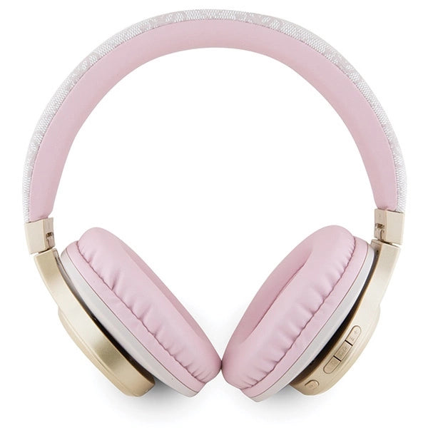 Guess Bluetooth på-øret hovedtelefoner GUBH604GEMP pink/pink 4G Script