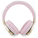 Guess Bluetooth på-øret hovedtelefoner GUBH604GEMP pink/pink 4G Script