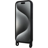 Karl Lagerfeld KLHCP15SSCBSKNK iPhone 15 6.1" hardcase black/black Crossbody Silicone Ikonik
