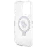 Karl Lagerfeld KLHMP14LHMRSKCH iPhone 14 Pro 6.1" white/white hardcase Ring Stand Karl&Choupette MagSafe