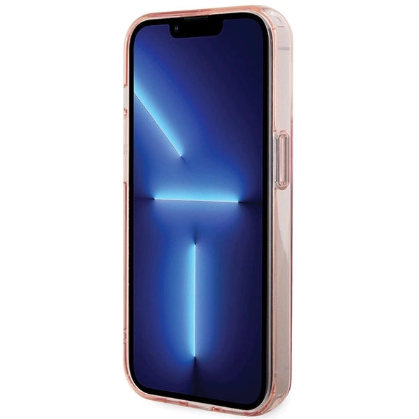 Karl Lagerfeld KLHMP15LHMRSKCP iPhone 15 Pro 6.1" pink/pink hardcase Ring Stand Karl&Choupette MagSafe