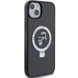 Karl Lagerfeld KLHMP15MHMRSKCK iPhone 15 Plus 6.7"black/black hardcase Ring Stand Karl&Choupette MagSafe