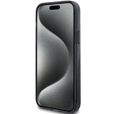 Karl Lagerfeld KLHMP15SHMRSKCK iPhone 15 6.1" black/black hardcase Ring Stand Karl&Choupette MagSafe