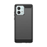 Carbon Case til Motorola Moto G84 - sort