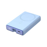 Powerbank Joyroom JR-PBM01 magnetisk 10000mAh 20W med stativ + Lightning kabel - USB-C - blå