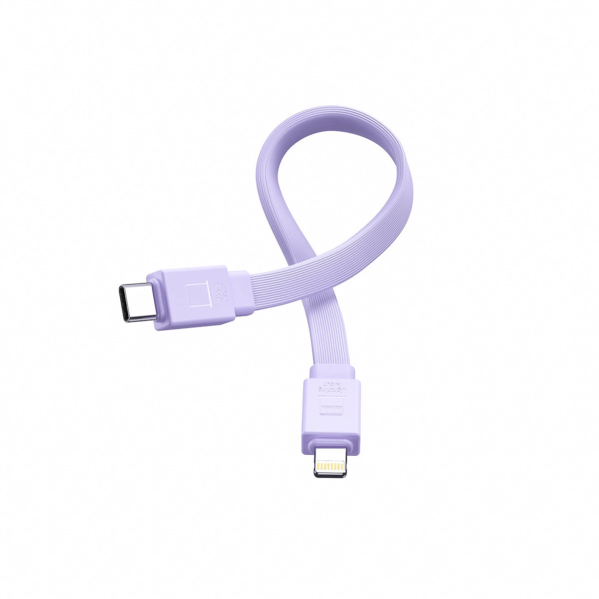 Powerbank Joyroom JR-PBM01 magnetisk 10000mAh 20W med stativ + Lightning kabel - USB-C - lilla