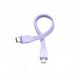 Powerbank Joyroom JR-PBM01 magnetisk 10000mAh 20W med stativ + Lightning kabel - USB-C - lilla