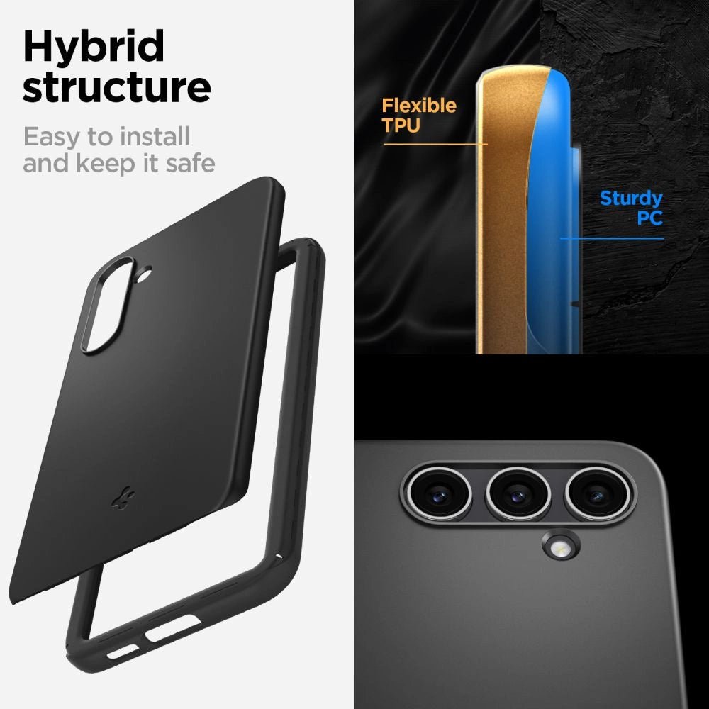 Spigen Thin Fit Case til Samsung Galaxy S23 FE - sort