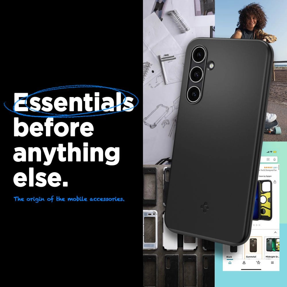 Spigen Thin Fit Case til Samsung Galaxy S23 FE - sort