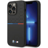 BMW iPhone 15 Pro-kasse af silikone - sort