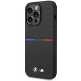 BMW iPhone 15 Pro-kasse af silikone - sort
