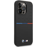 BMW iPhone 15 Pro-kasse af silikone - sort