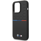 BMW iPhone 15 Pro-kasse af silikone - sort