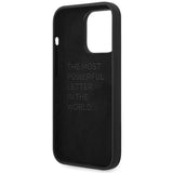 BMW iPhone 15 Pro-kasse af silikone - sort