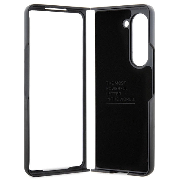 BMW læder Carbon-hylster til Samsung Galaxy Z Fold 5 - sort
