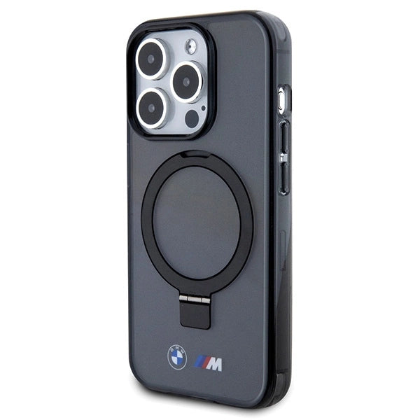 BMW Ring Stand M Collection MagSafe Case til iPhone 15 Pro - sort
