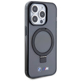 BMW Ring Stand M Collection MagSafe Case til iPhone 15 Pro - sort