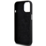 BMW Signature Liquid Silicone MagSafe-foder for iPhone 15 Plus - sort
