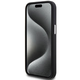 BMW Signature Liquid Silicone MagSafe-foder for iPhone 15 - sort