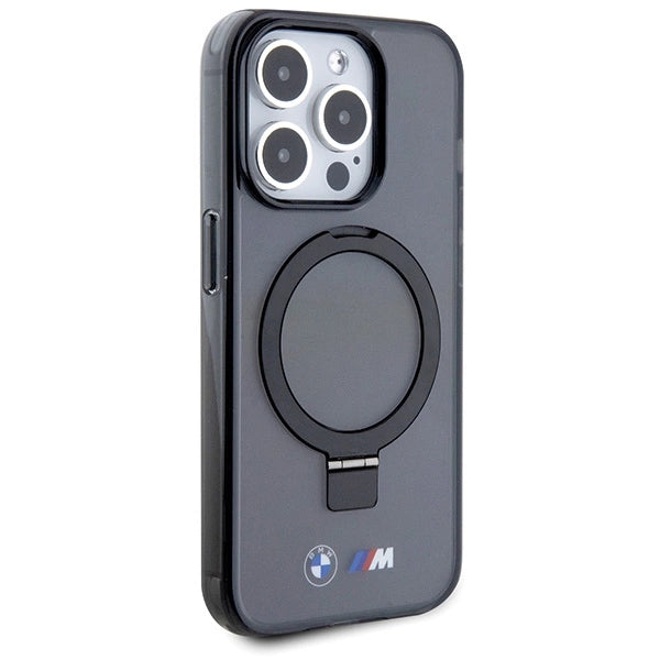BMW Ring Stand M Collection MagSafe-hylster til iPhone 15 Pro Max - sort