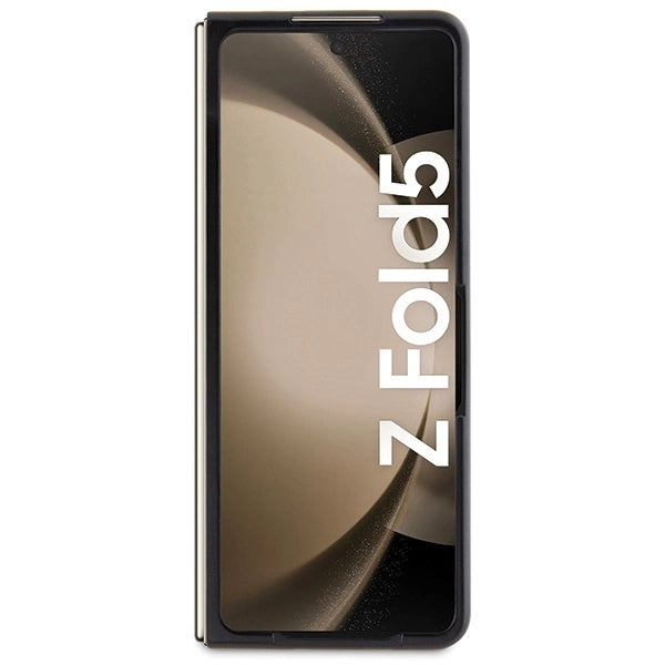 Karl Lagerfeld Saffiano Karl&Choupette Pin case for Samsung Galaxy Z Fold 5 - black