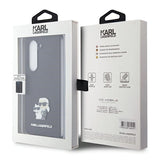 Karl Lagerfeld Saffiano Karl&Choupette Pin case for Samsung Galaxy Z Fold 5 - black