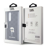 Karl Lagerfeld Saffiano Monogram Ikonik Pin case for Samsung Galaxy Z Fold 5 - black
