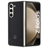 Mercedes læder Urban-kasse til Samsung Galaxy Z Fold 5 - sort