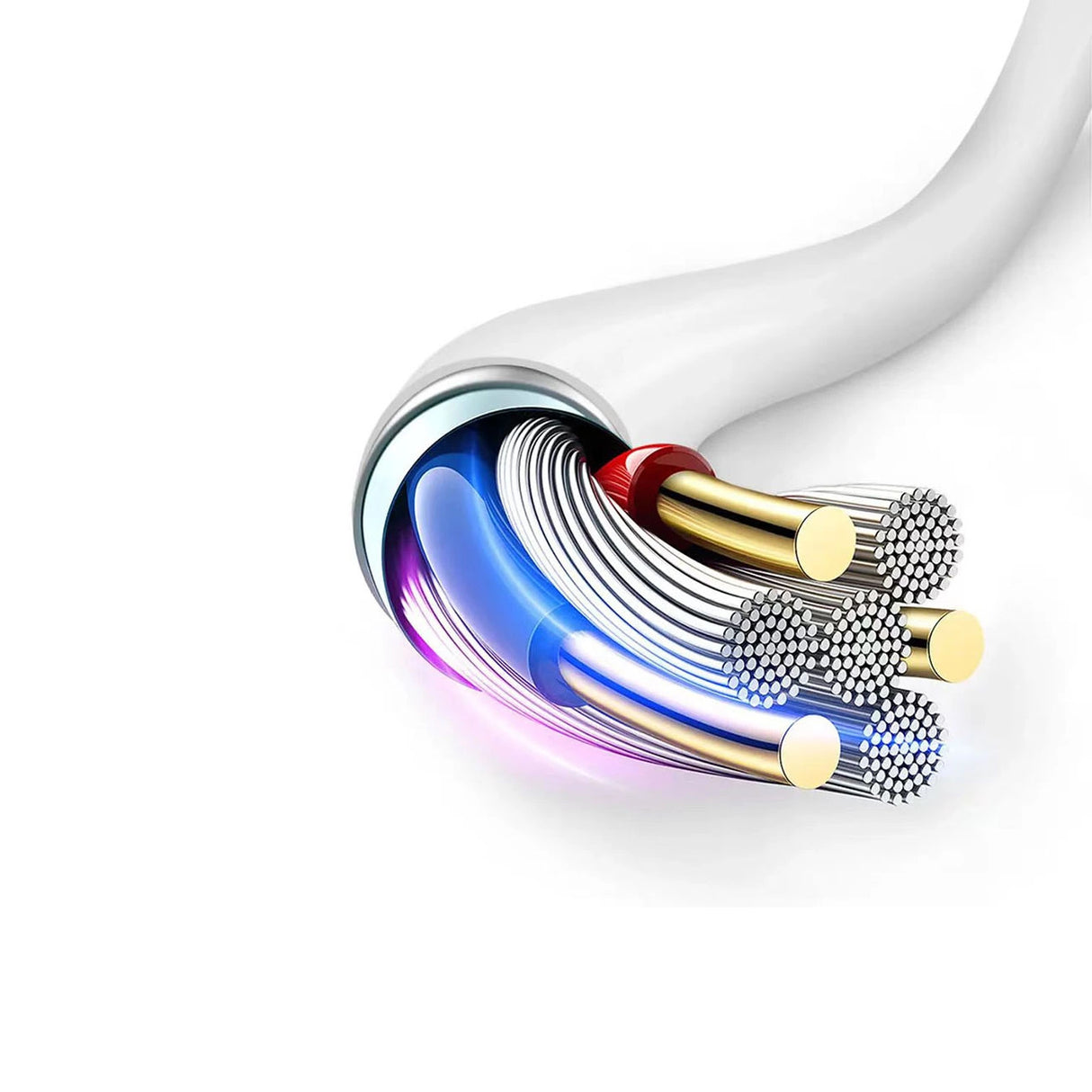 Dudao A20EU USB-A 18W netværksoplader - hvid + USB-A - micro USB-kabel