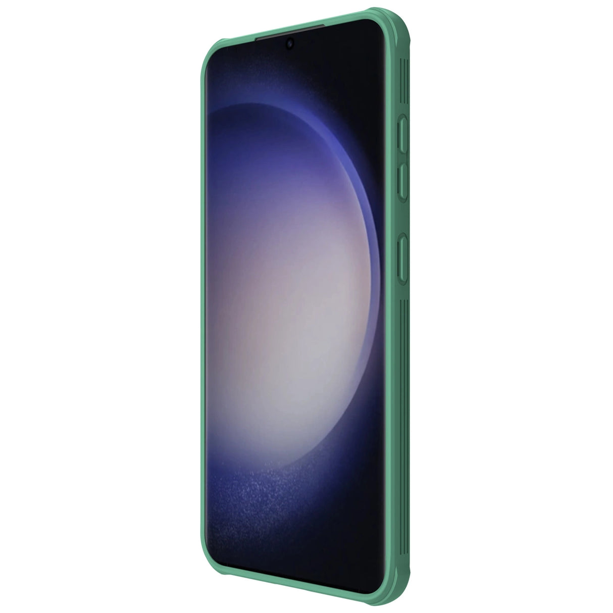Nillkin CamShield Pro pansret kuffert med kameraomslag til Samsung Galaxy S24 - grønt