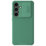Nillkin CamShield Pro pansret kuffert med kameraomslag til Samsung Galaxy S24+ - grønt