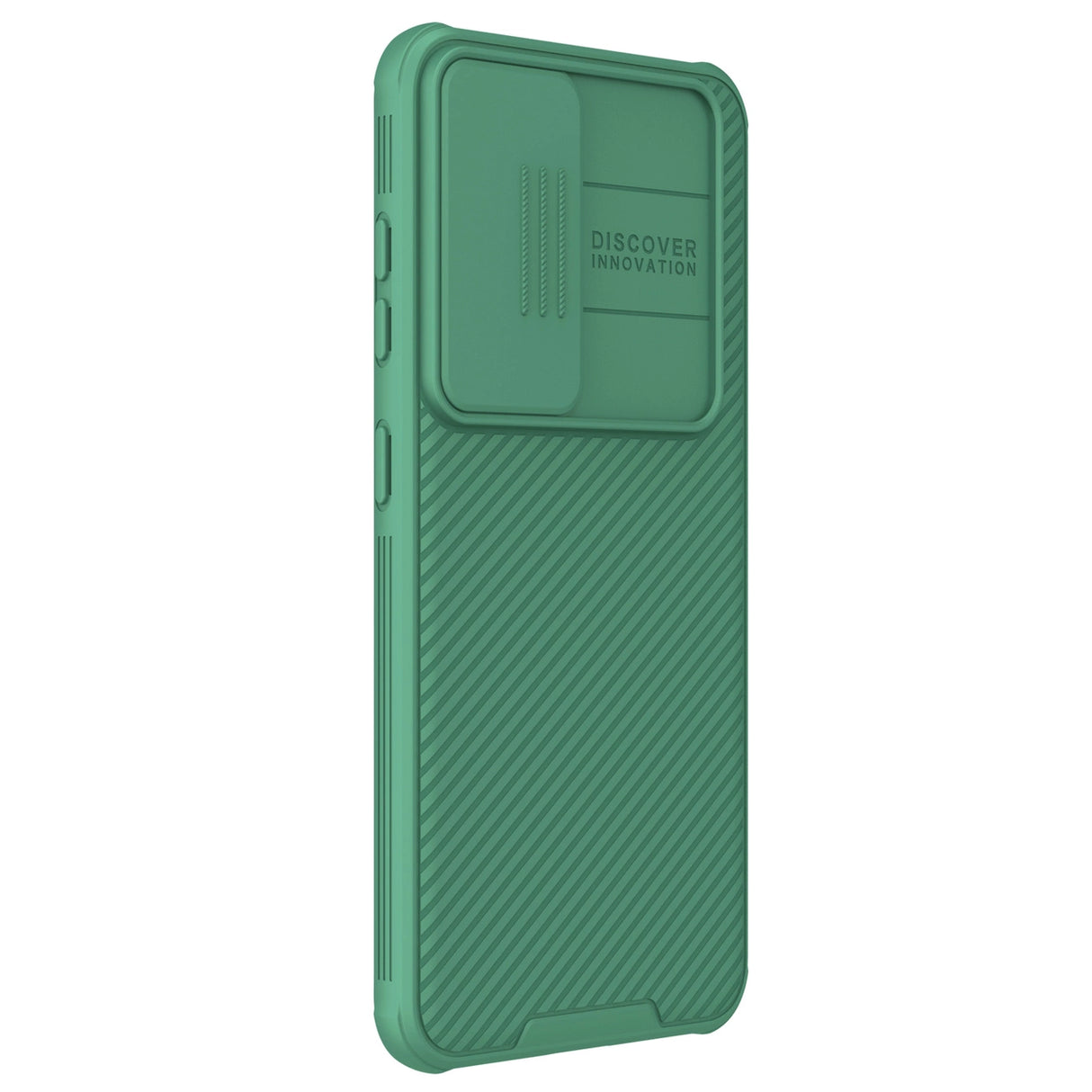 Nillkin CamShield Pro pansret kuffert med kameraomslag til Samsung Galaxy S24+ - grønt