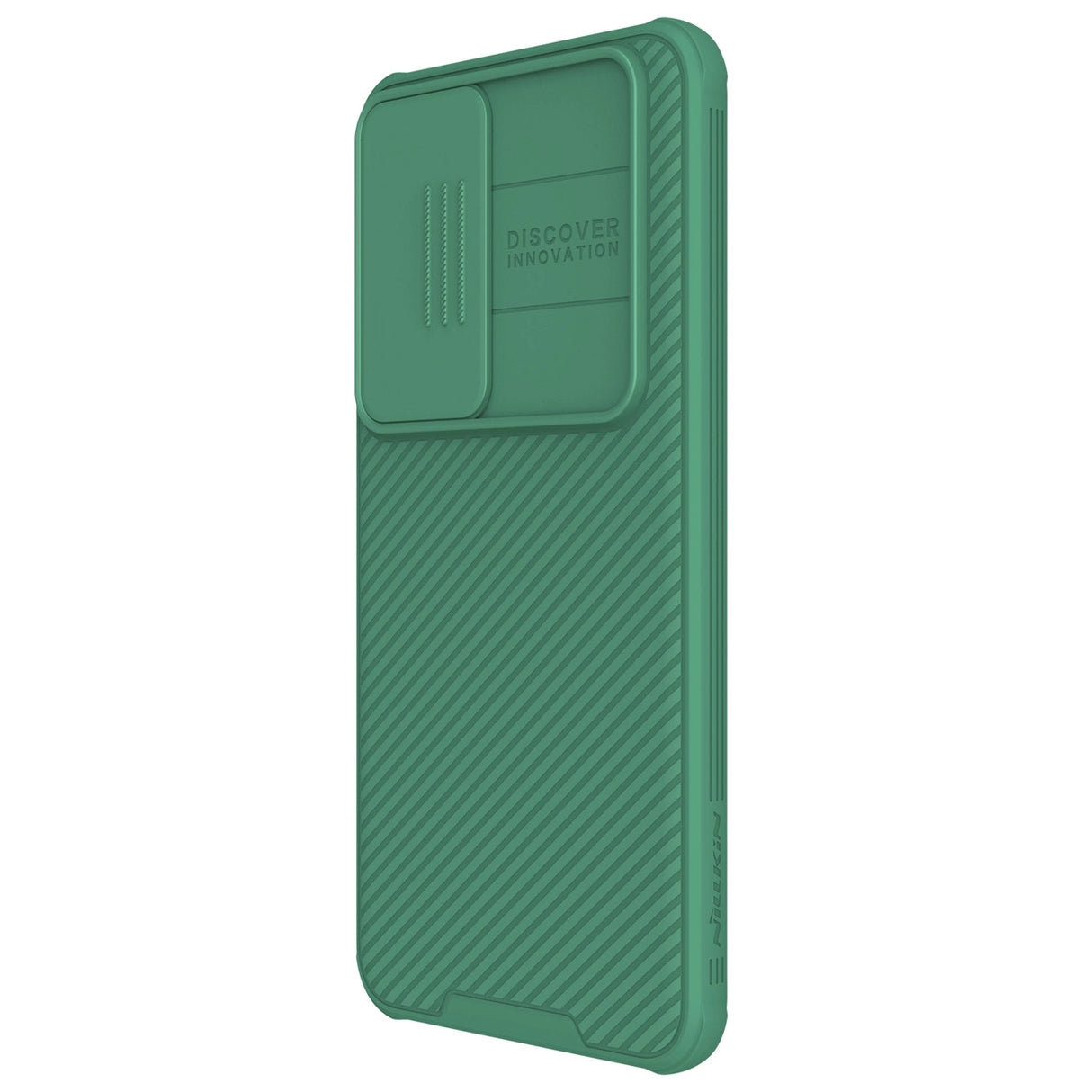 Nillkin CamShield Pro pansret kuffert med kameraomslag til Samsung Galaxy S24+ - grønt