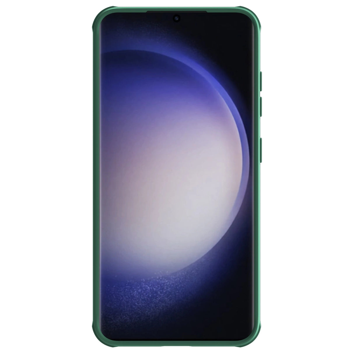Nillkin CamShield Pro pansret kuffert med kameraomslag til Samsung Galaxy S24+ - grønt