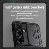 Nillkin CamShield Pro pansret kuffert med kameraomslag til Samsung Galaxy S24+ - grønt