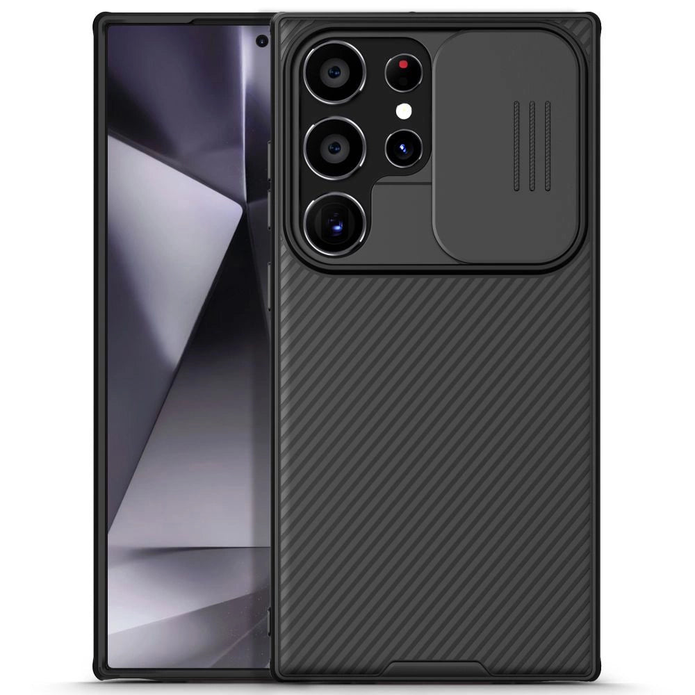 Nillkin CamShield Pro Armored Case med kamerabeskytter til Samsung Galaxy S24 Ultra - sort