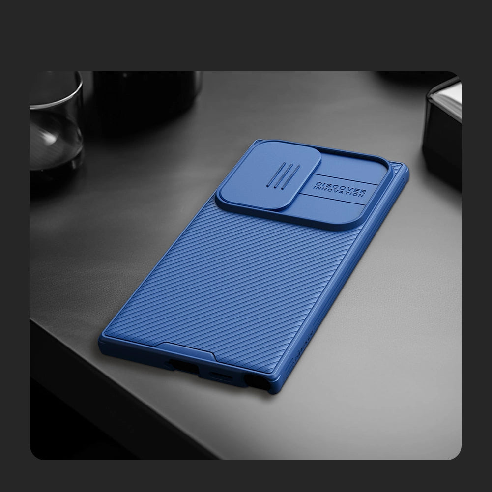 Nillkin CamShield Pro Armored Case med kamerabeskytter til Samsung Galaxy S24 Ultra - sort