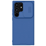 Nillkin CamShield Pro pansret kuffert med kamera beskytter til Samsung Galaxy S24 Ultra - blå