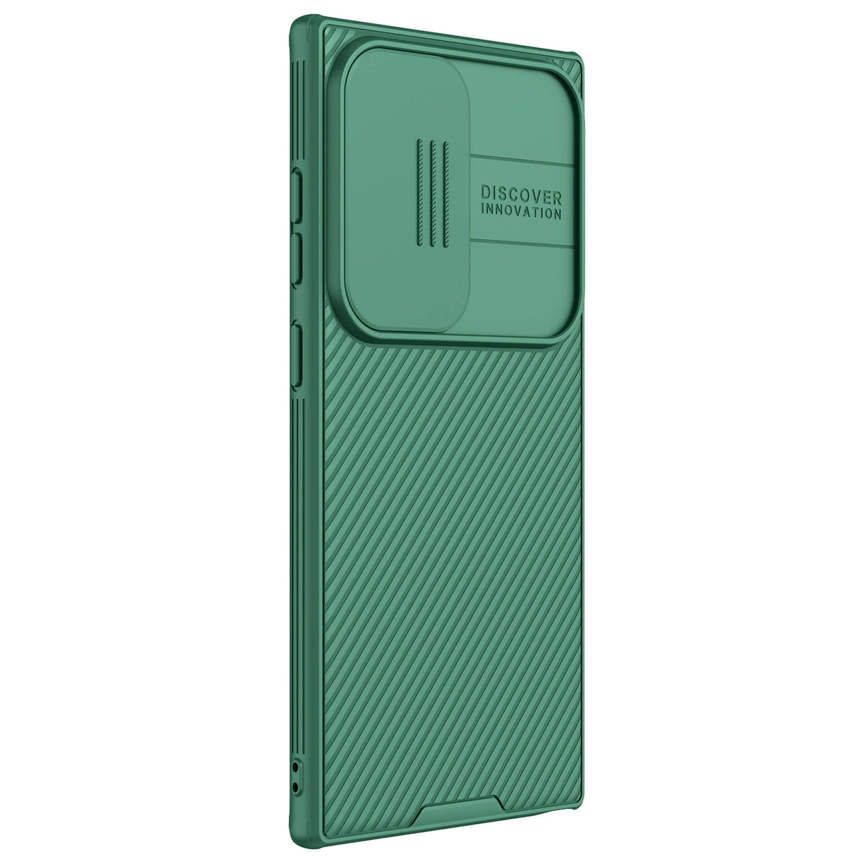 Nillkin CamShield Pro pansret kuffert med kamerabeskytter til Samsung Galaxy S24 Ultra - grønt