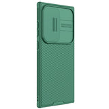 Nillkin CamShield Pro pansret kuffert med kamerabeskytter til Samsung Galaxy S24 Ultra - grønt