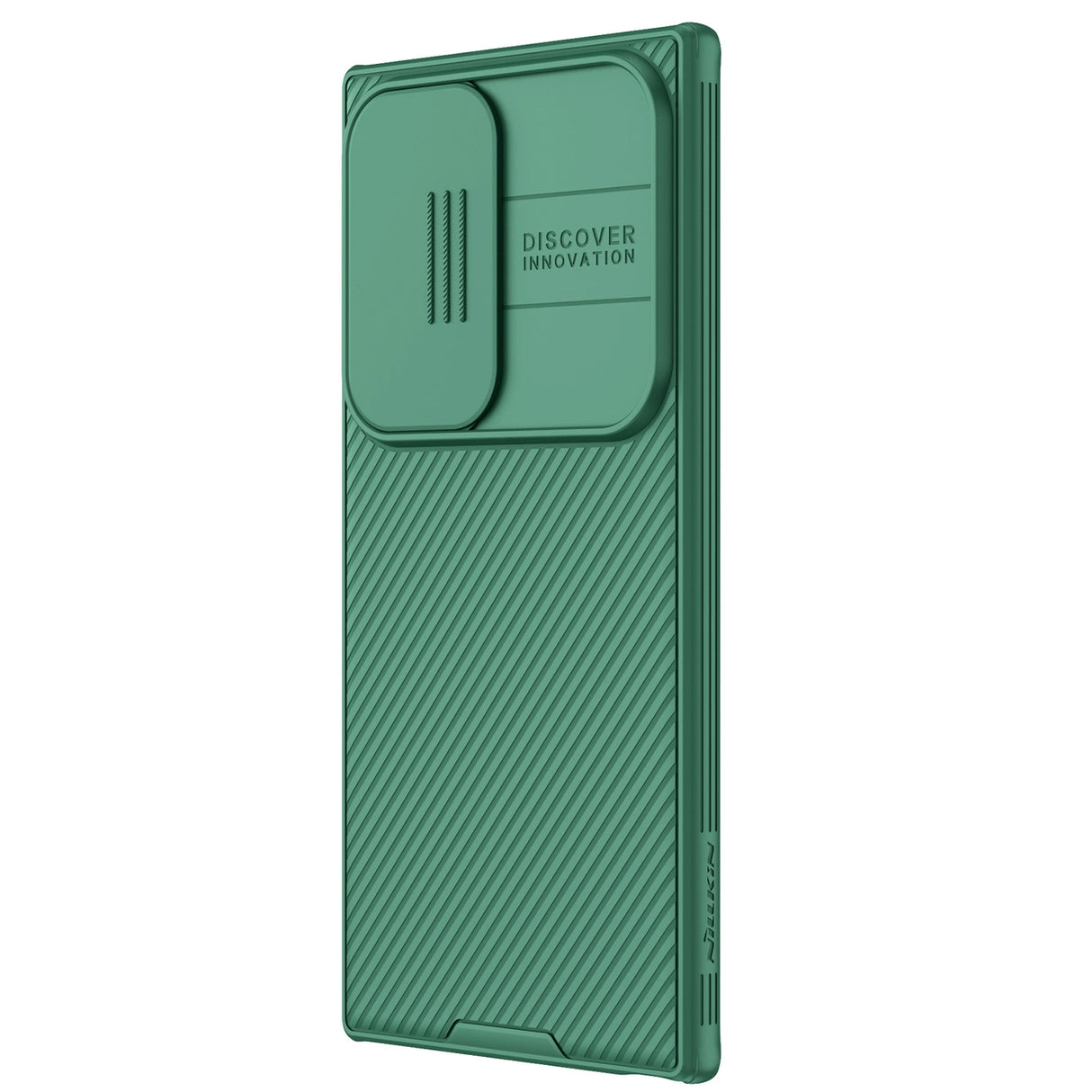 Nillkin CamShield Pro pansret kuffert med kamerabeskytter til Samsung Galaxy S24 Ultra - grønt