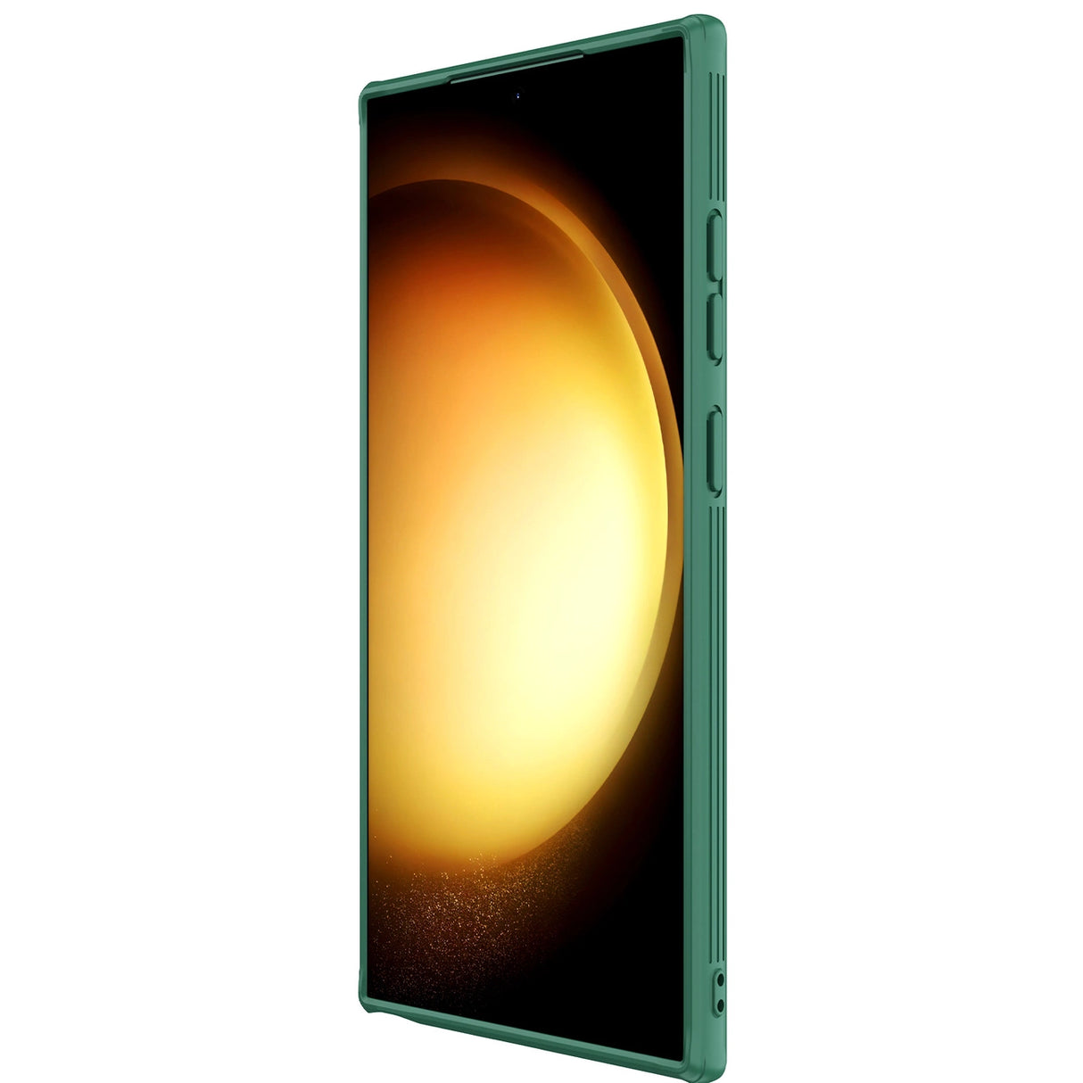 Nillkin CamShield Pro pansret kuffert med kamerabeskytter til Samsung Galaxy S24 Ultra - grønt