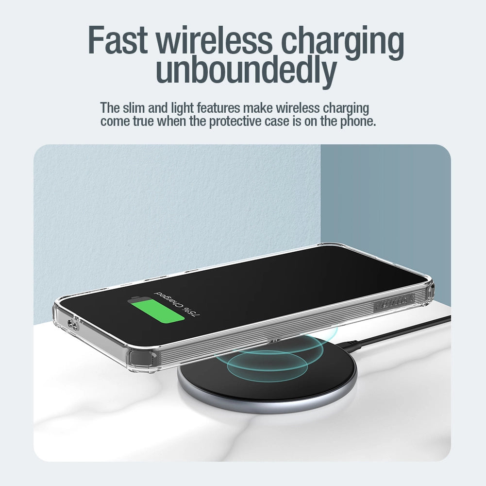 Nillkin Nature Pro pansret kuffert med magnetisk ring til Samsung Galaxy S24 - hvid